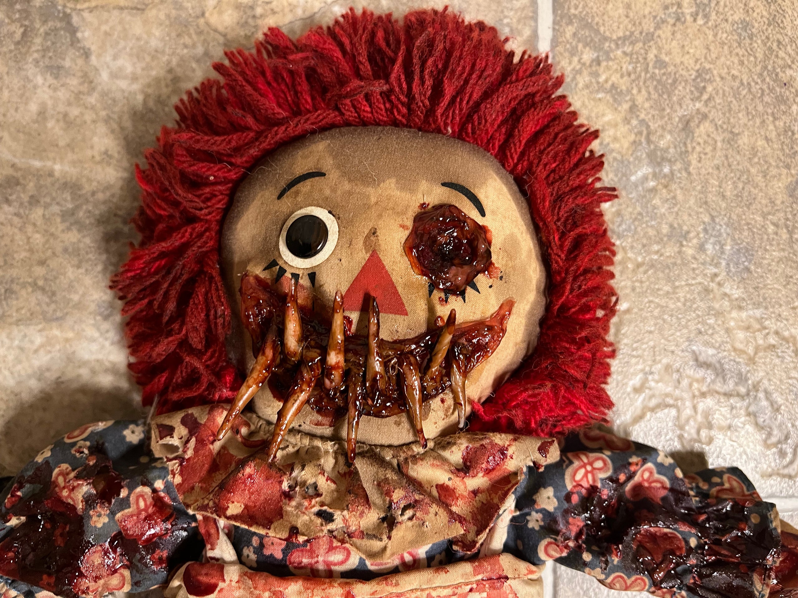 Raggedy ann scary top